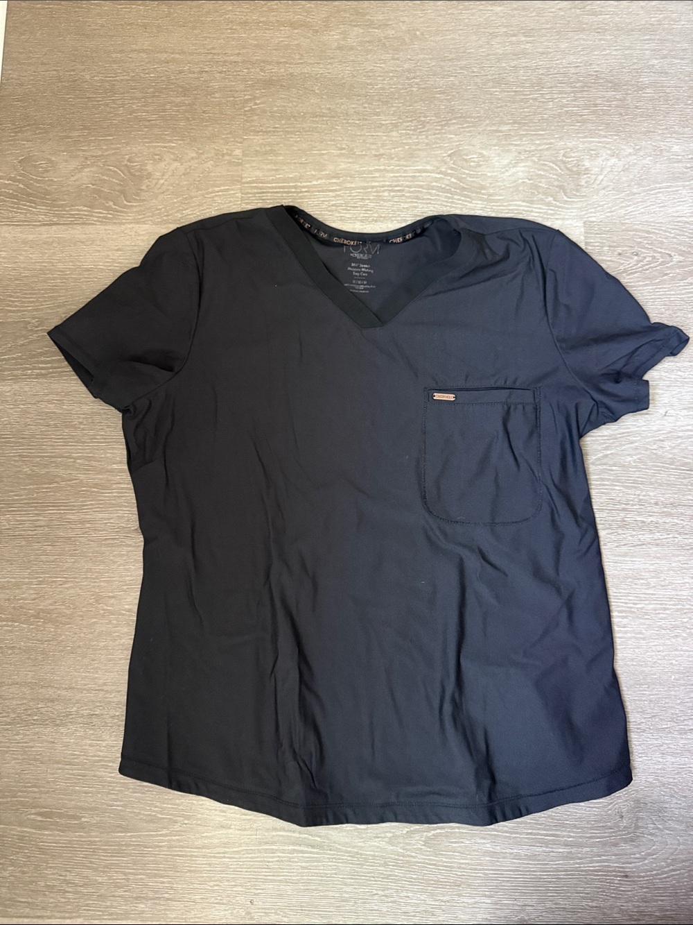 Cherokee form Black women’s scrub top